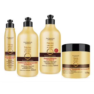 Kit Capilar Profissional Nano Oil Reconstrução Facinatus