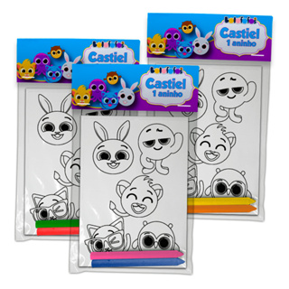 Kit Infantil Halloween 125 Desenhos Imprimir e Colorir