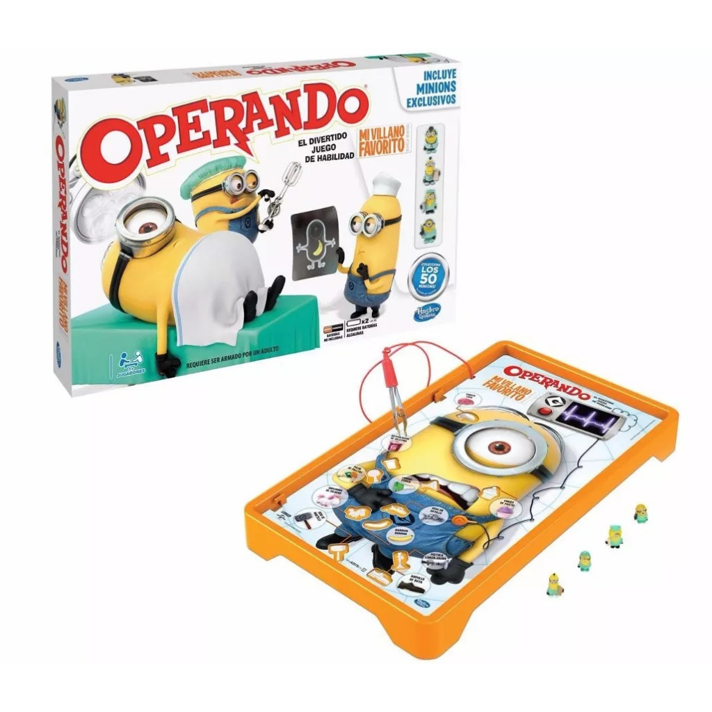 Jogo Infantil Operando | Meu malvado favorito | Marca Hasbro - Original ...
