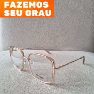 Óculos armação para colocar seu grau Quadrada blogueirinha feminina Estilo Gatinho blogueira modelo LQ0071
