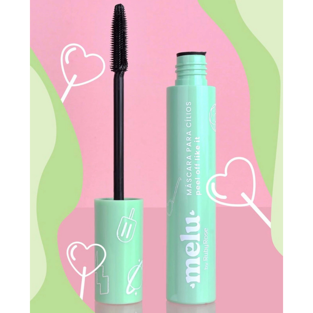 Máscara de Cílios Rímel Peel Off Melu - Ruby Rose / WX Beleza | Shopee ...