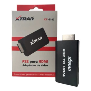 Adaptador Ps2 HDMI Adaptador Conversor Áudio Vídeo Av Para Cabo Hdmi