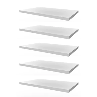 Kit 05 Prateleiras 40x10 Nichos Decoração Sala Banheiro Cozinha Quarto