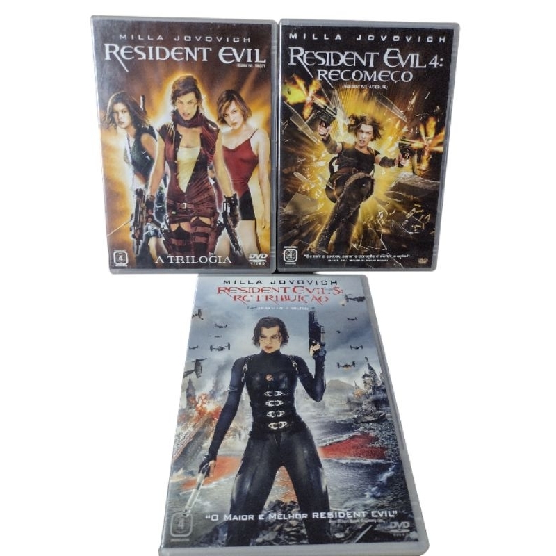 Coleção Blu-ray Resident Evil - 6 Filmes Originais Lacrados