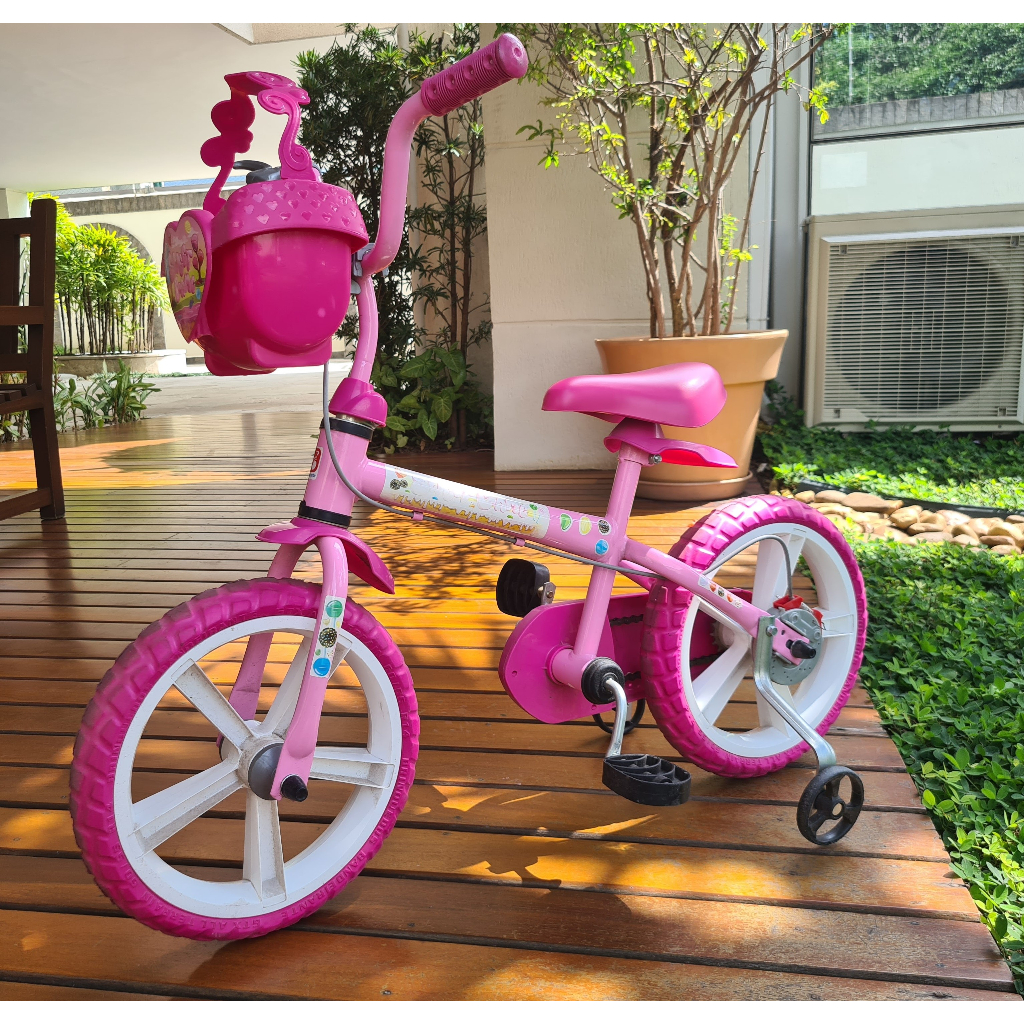 Bicicleta Aro 14 - Sweet Game (Rosa) - Bandeirante