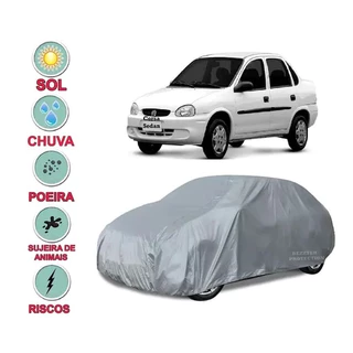 Capa cobrir carro Corsa Sedan 100% Impermeável Proteção Total Bezzter