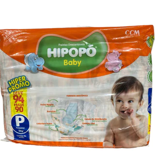Fraldas Descartáveis Pacotão Hipopó DIA E NOITE ÓTIMA PRA ESCOLINHA em Oferta na Shopee