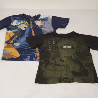 Kit 2 Camiseta Naruto Infantil Menino Sasuke e Boruto Desenho