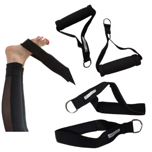 Alça De Mão E Alça De Pé Pilates Academia Puxador