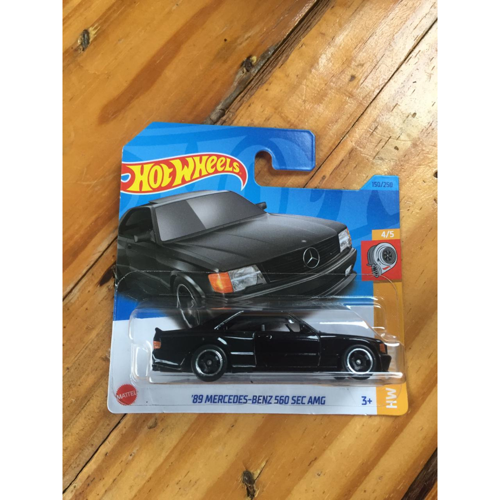 Hot wheels Mercedes-benz 560 sec AMG cor preto lacrado cartela curta ...