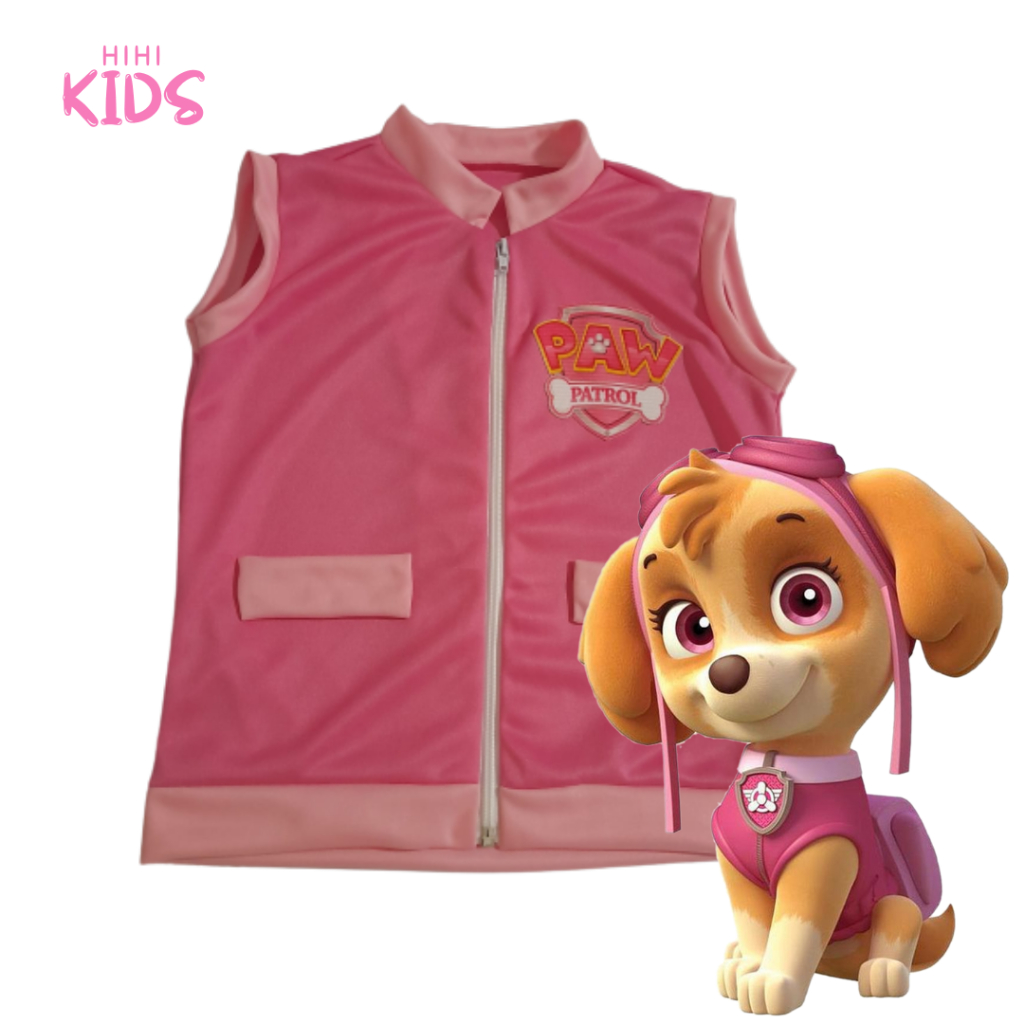 Colete Skye Patrulha Canina Rosa