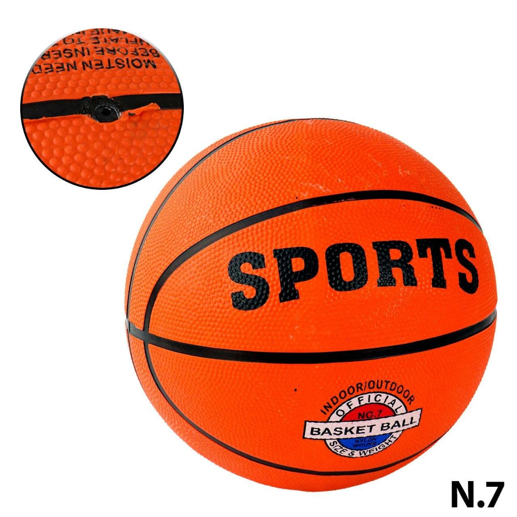 Bola De Basquete Basketball Tamanho Oficial Nº7 Sports Sport Hx - Papellotti