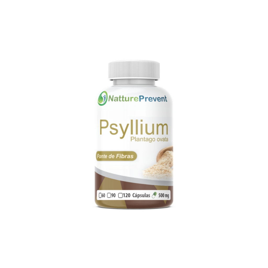 Psyllium Plantago Ovata 500mg 60 Caps | Shopee Brasil