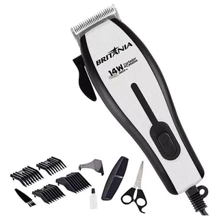 Maquina Aparador Cortador De Cabelo Britânia Inox 14w - 110v - Original