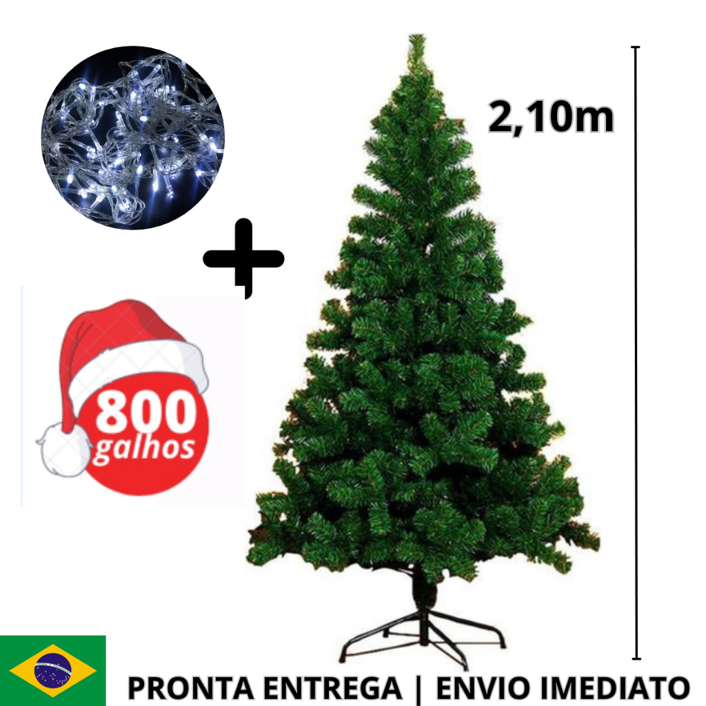 Arvore Natal Decorada Grande Envio Rápido