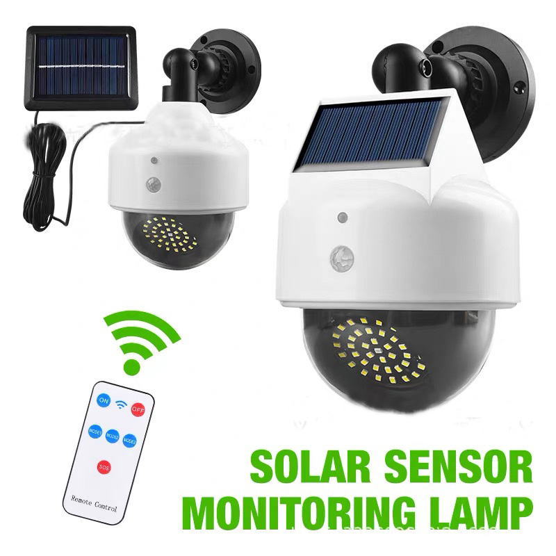 Luz Solar Ao Ar Livre Lâmpada De Parede Sensor de Movimento com Imitação à Câmera de Monitoramento