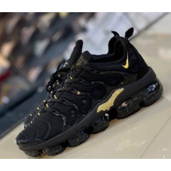 Promoção - Air Vapor Max Plus Gold Masculino Preto Vapor Max Corrida