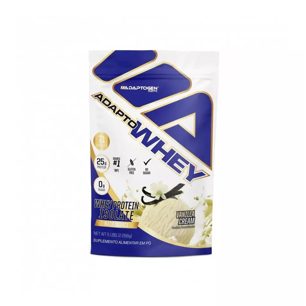 ADAPTO WHEY 2.268G VANILLA CREAM (CREME DE BAUNILHA)- ADAPTOGEN