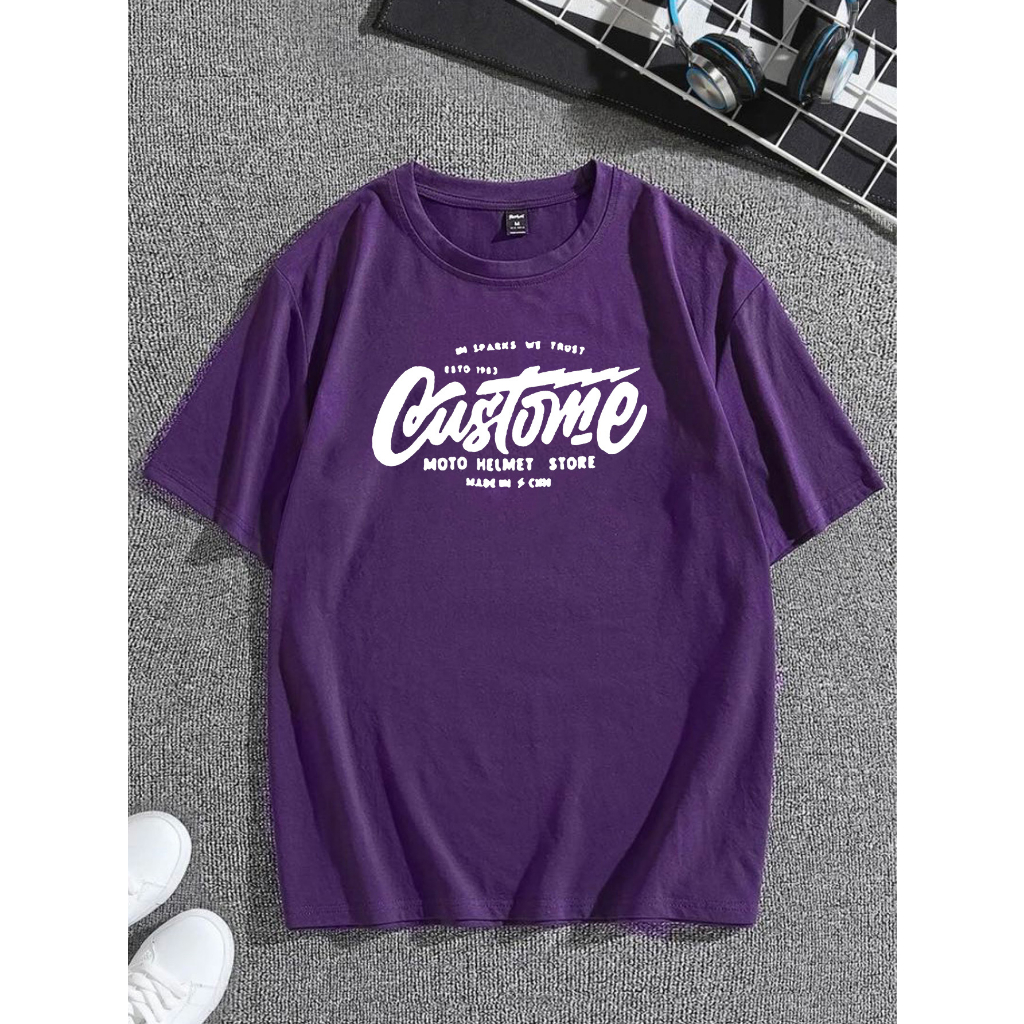 Camiseta Oversized Masculino Feminino Com Estampado Moda 2023
