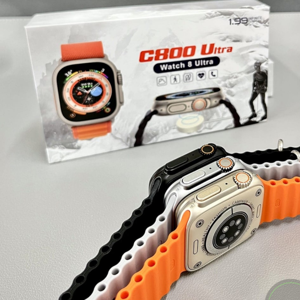 Smartwatch C800 Ultra Relógio Inteligente Tela Infinita 1.99