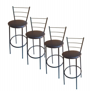 4 Banqueta Alta Banco Americano Alto Cozinha Area Gourmet 70cm Altura