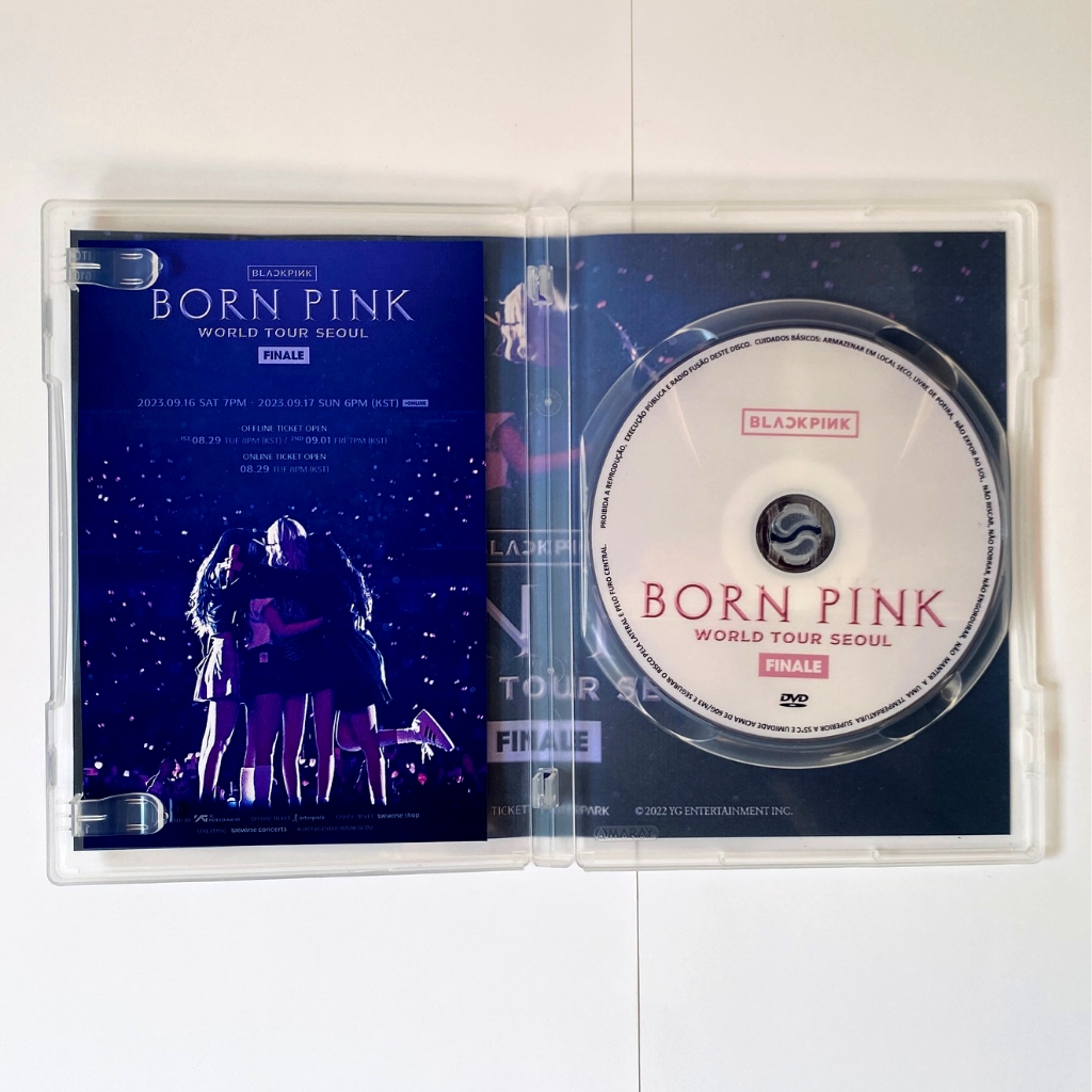 DVD Blackpink Born Pink World Tour Live in Seoul Finale 2023