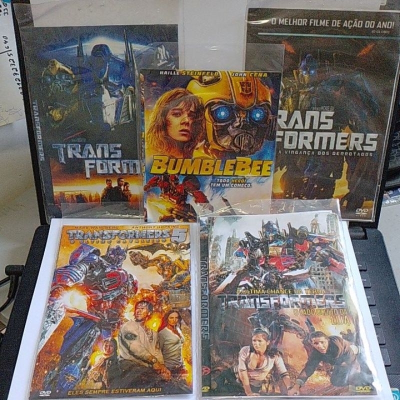dvd transformers kit com 5 dvds completo raridade novo copia | Shopee ...