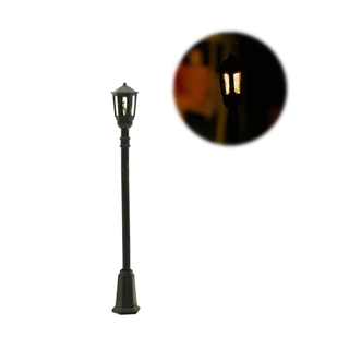 10 Poste Luz Quente H=6 Cm 3volts Maquete 1:50 1:64 1:87