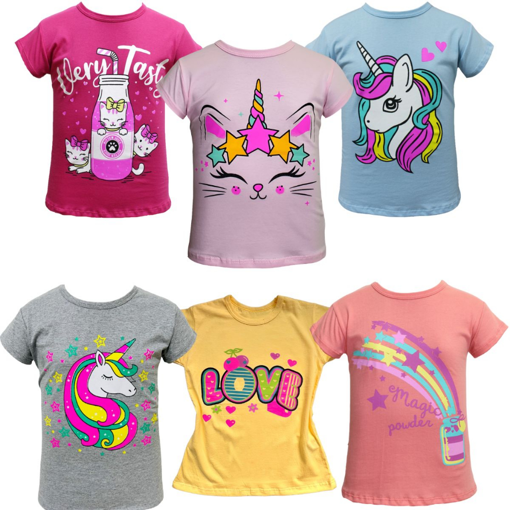 Camiseta para niña unicornio - Ostu