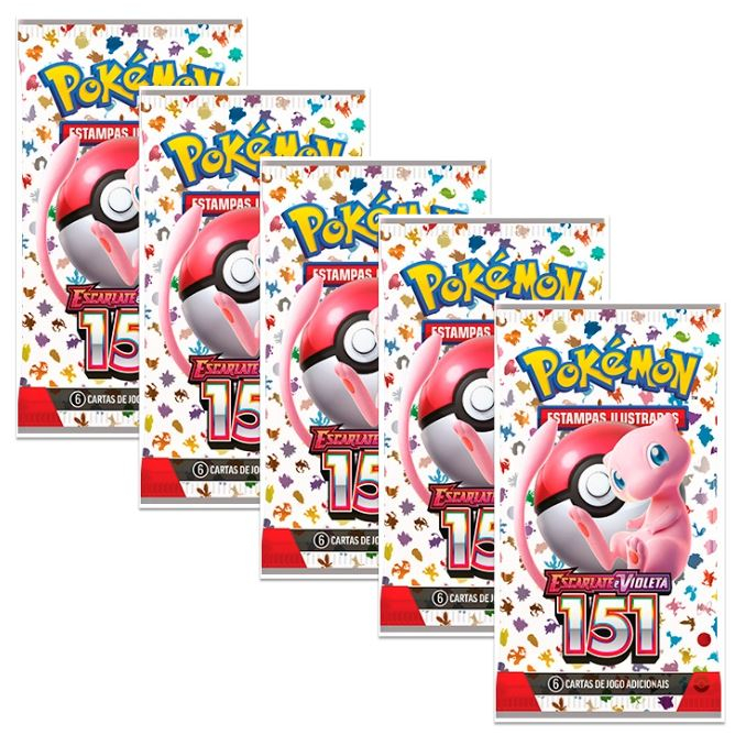 Jogo De Carta Pokemon Escarlate E Violeta 151 Com 1 Booster (6