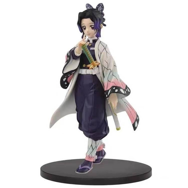 Figura Anime Demon Slayer para Crianças, estatueta Tsugikuni Yoriichi,  Manga PVC Montar Modelo Boneca, Presente Toy