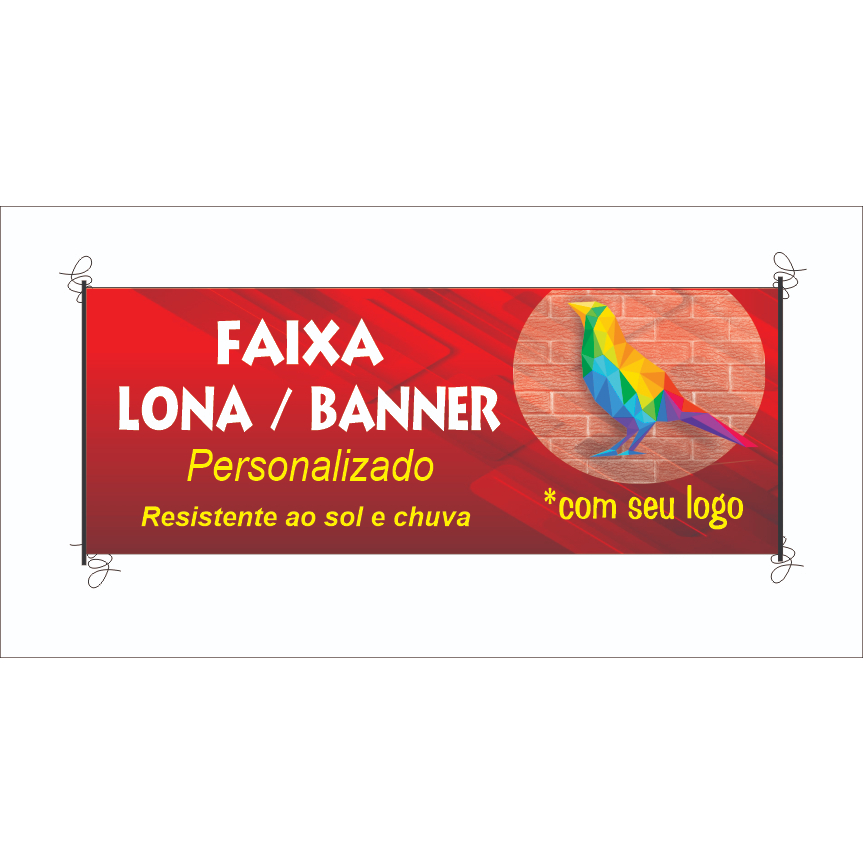 Banner Faixa Lona Personalizado Shopee Brasil