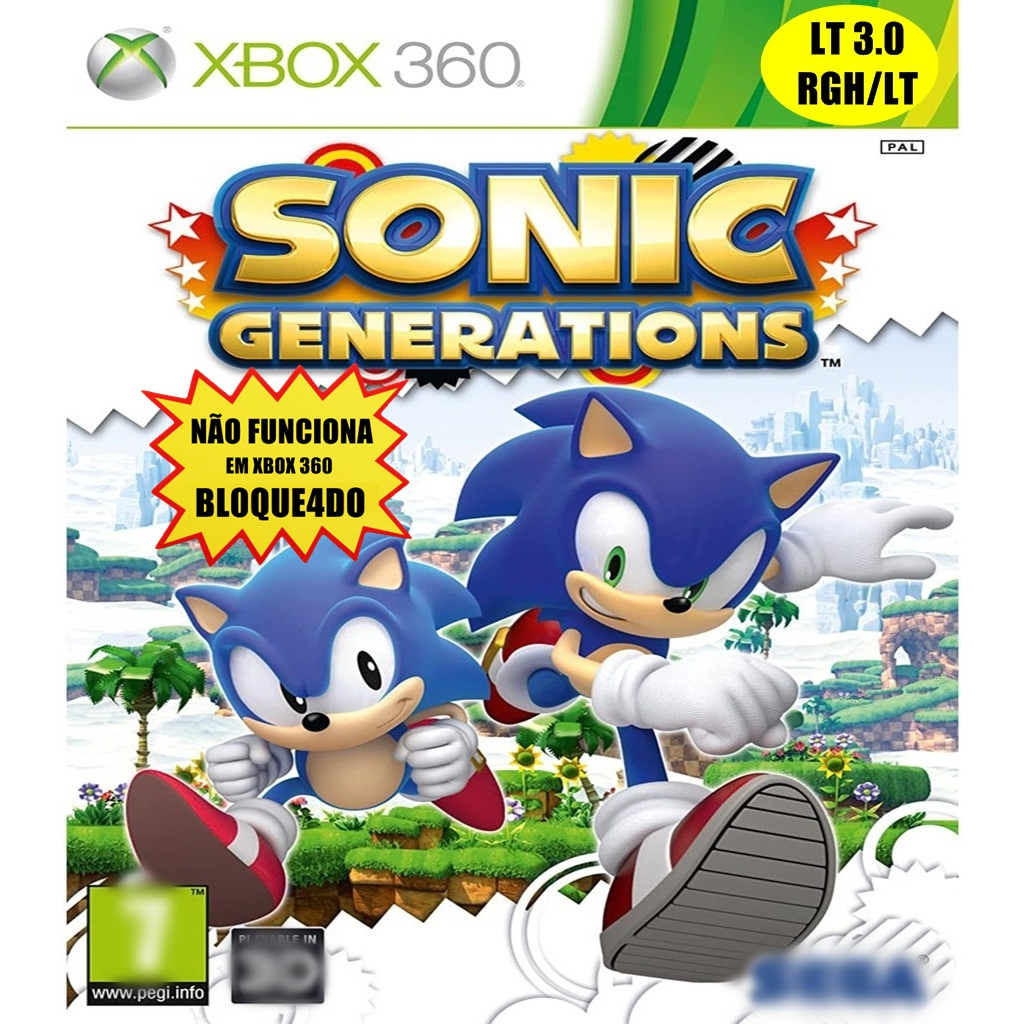 Jogo Sonic Generations - Xbox 360