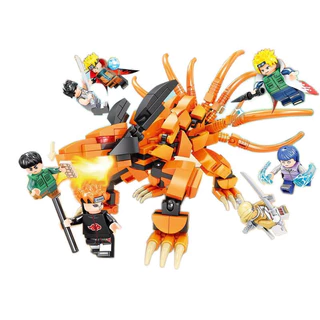 Kit 8 caixa Blocos Naruto 8 in 1 Pronta Entrega