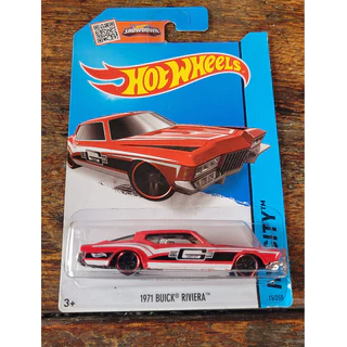 Hot Wheels - 1971 Buick Riviera Vermelho - HW City 2015 (Lacrado) - Main Line 1:64