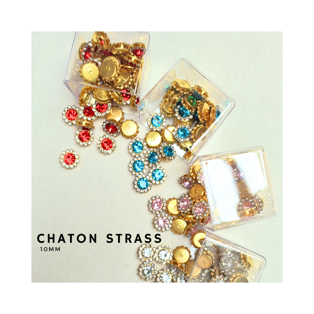 Chaton Strass HOTFIX Base Reta SS06 By DMC Crystals® - A maior loja de  armarinhos e pedrarias do brasil tudo para tiaras e Laços