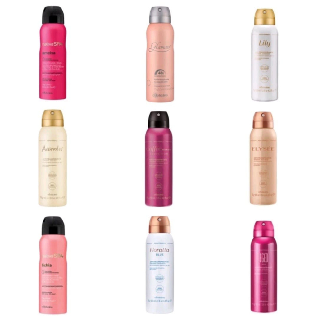Desodorante Antitranspirante Aerosol Feminino O Boticario | Shopee Brasil