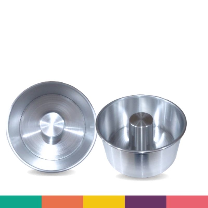Forma para bolo e pudim redonda com furo canudo no meio reto | Shopee ...