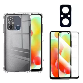 Kit Capa Capinha Xiaomi Redmi 12C + Película 3D Privacidade SPY