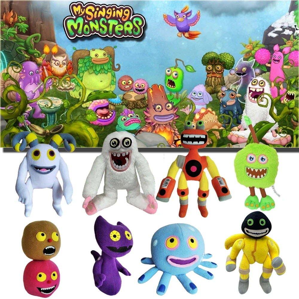 Cartoon My Singing Monsters Wubbox Building Block Toys Game Peripherals  5pcs/Set