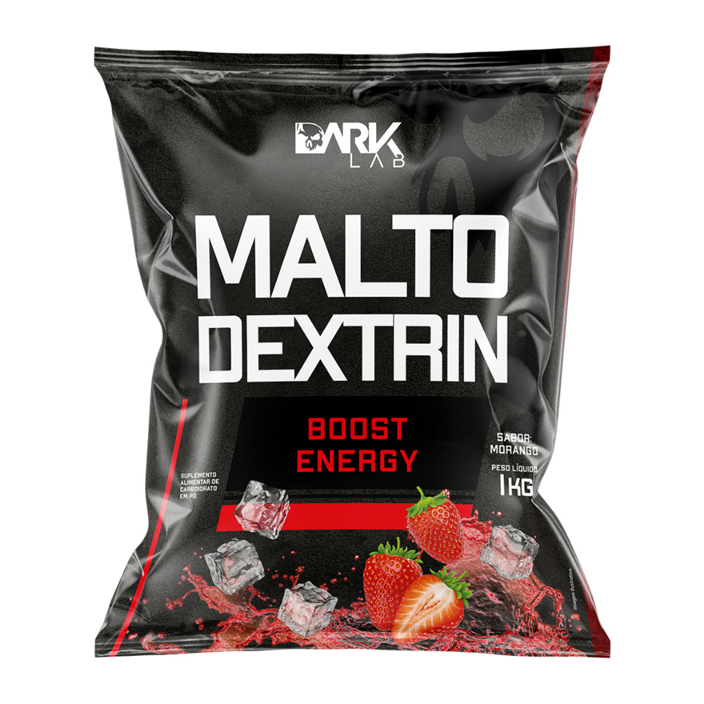 Maltodextrin Boost Energy (1kg) Sabor Morango - Dark Lab