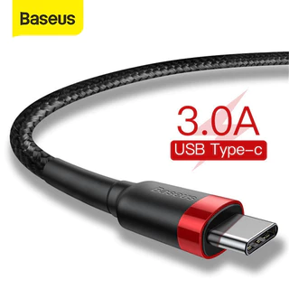 Cabo USB Tipo C Baseus Turbo 3A 18W Reforçado