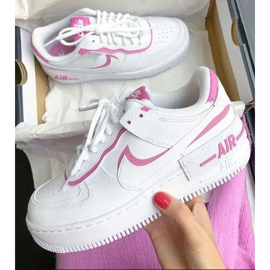 Tênis nk Air force 1 shadow branco e preto lançamento Promoção Dia Das Mães