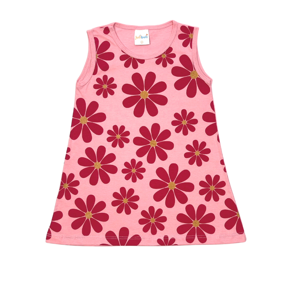 Vestido infantil regata