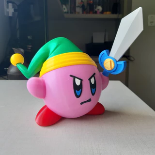 Kirby Zelda - Impressão 3D