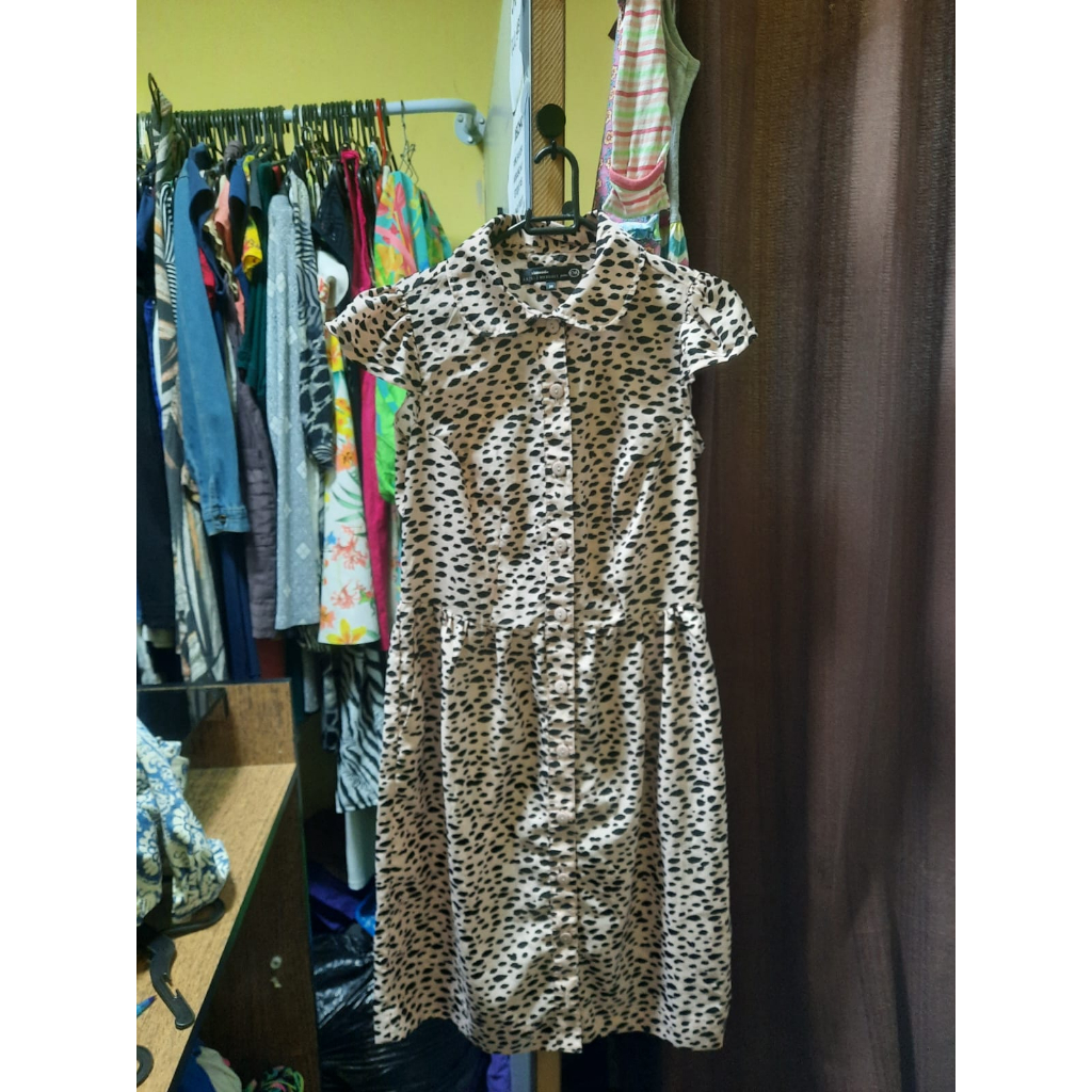 Vestido de oncinha store c&a