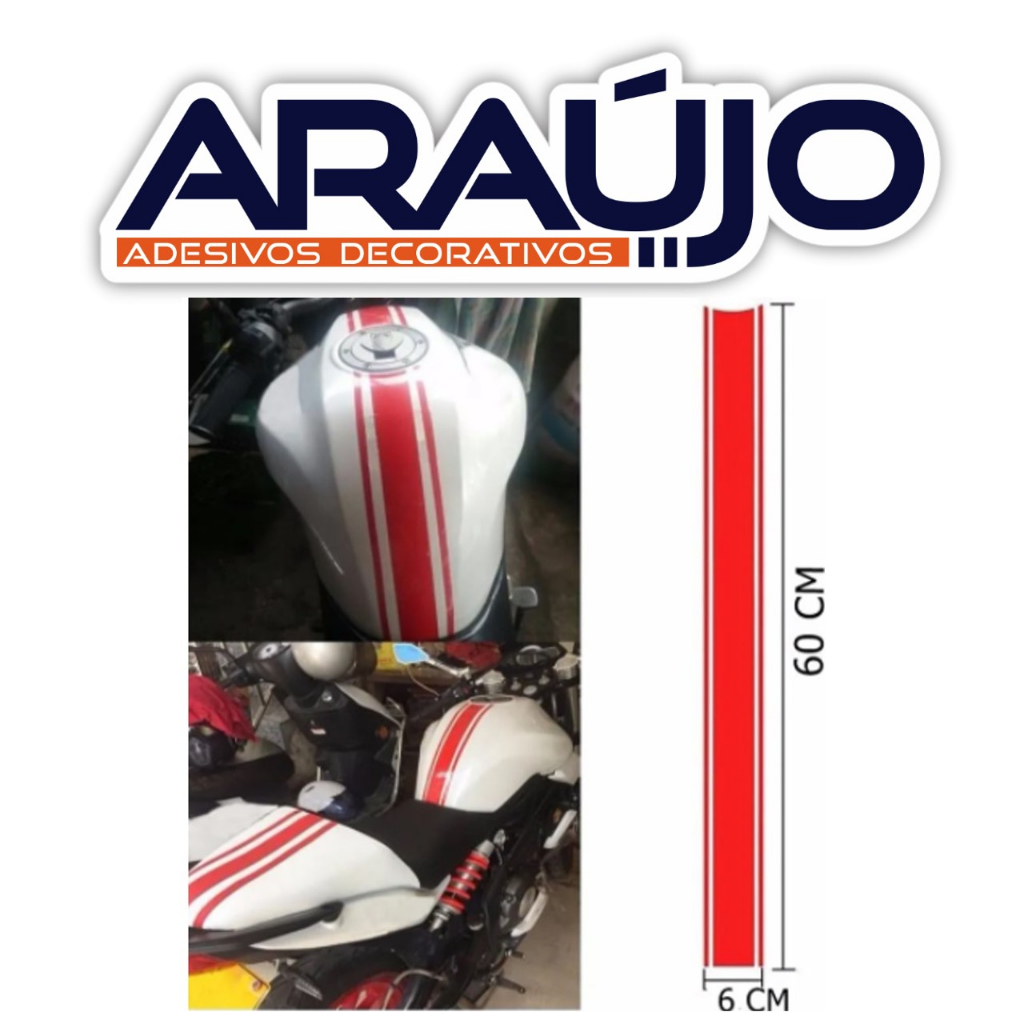 Adesivo Faixa Gravata Tanque Moto Jesus  Adesivos Personalizados para sua  Casa e Tunning