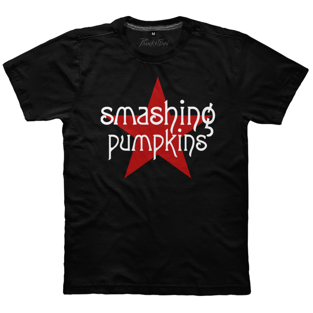 CAMISETA Malha Premium 100% Algodão Smashing Pumpkins 4 Punkstein