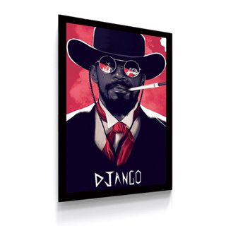 Quadro DecorativoA3 Django Livre, FILME, faroeste, poster