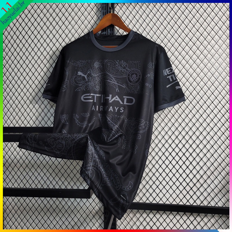 Camisa De Time Preta 23/24 Futebol Especial Manchester preta | Shopee ...